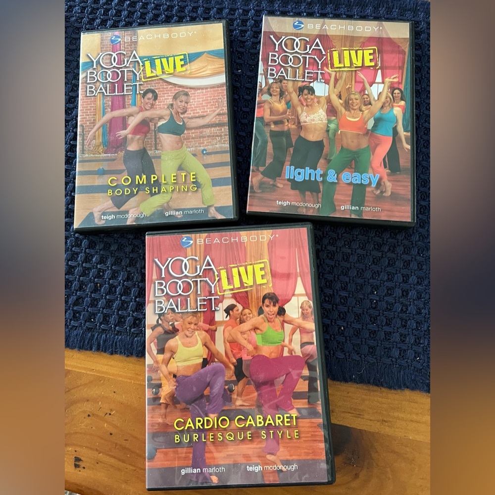 Yoga Booty Ballet DVDs Set.